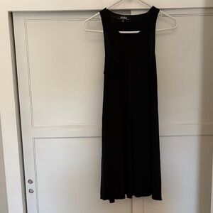 Lulu's Classic Black Midi Dress